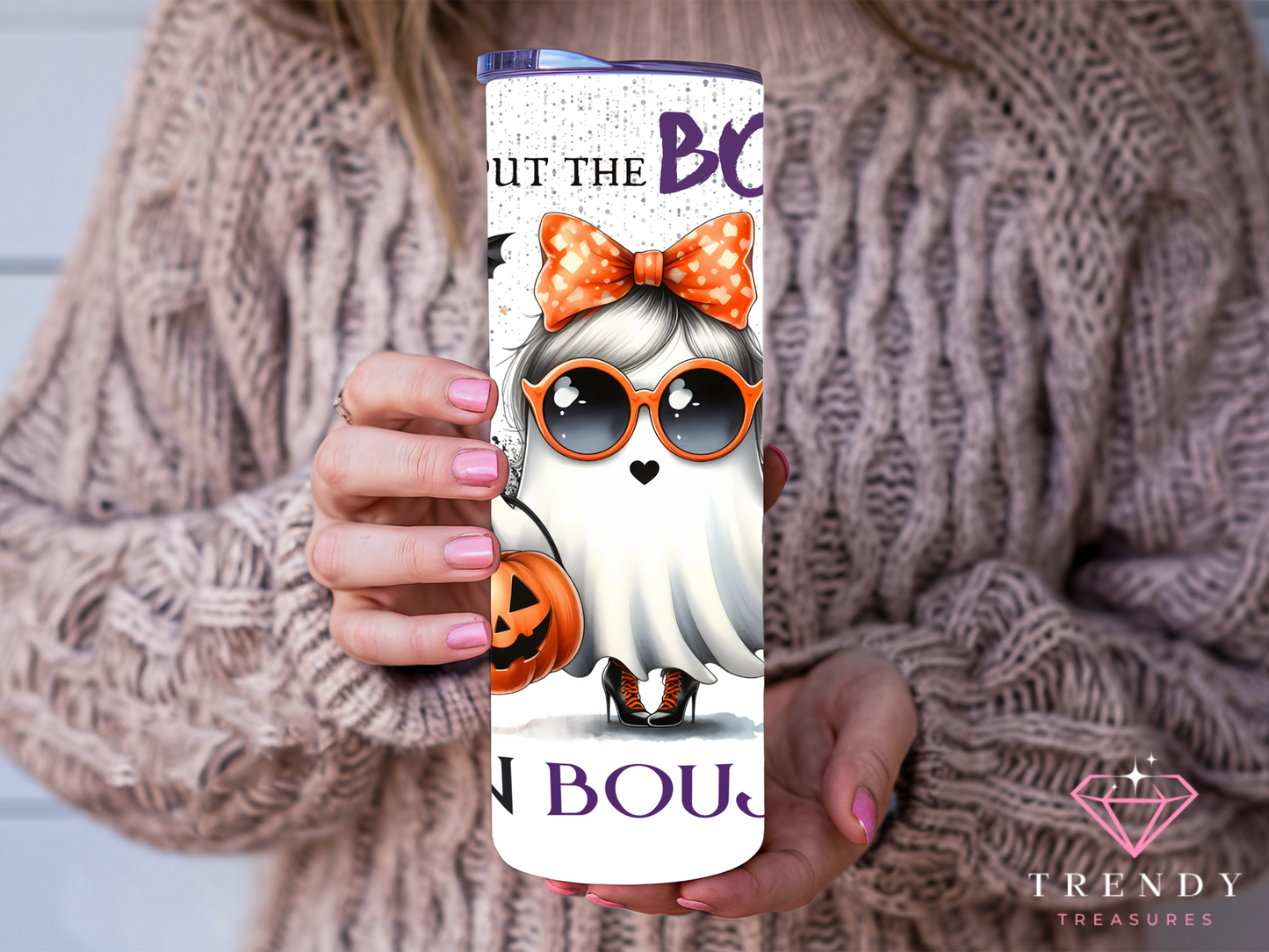 Boujee - Halloween Tumbler Wrap - DIGITAL DOWNLOAD