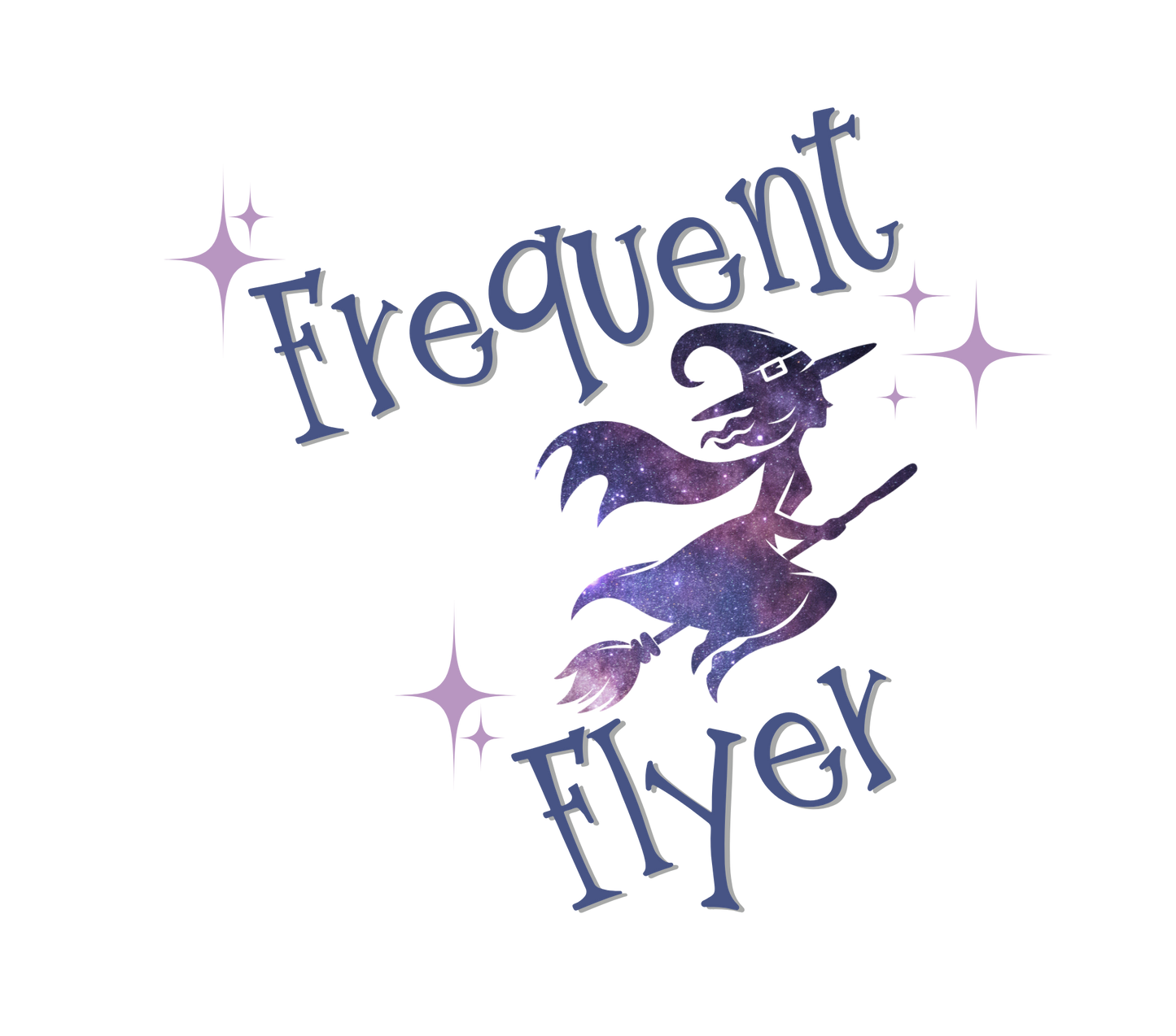 Witch Frequent Flyer - PNG, SVG Digital Download