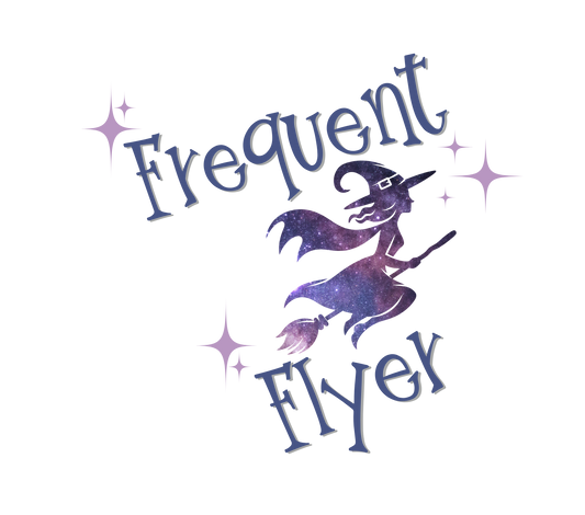 Witch Frequent Flyer - PNG, SVG Digital Download