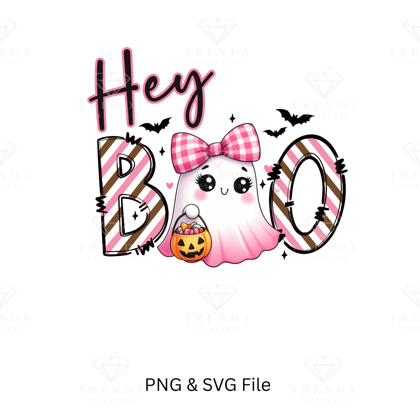 Hey BOO PNG - DIGITAL Dowload