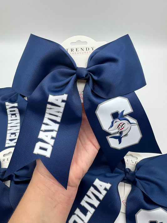 Personalized School Bows