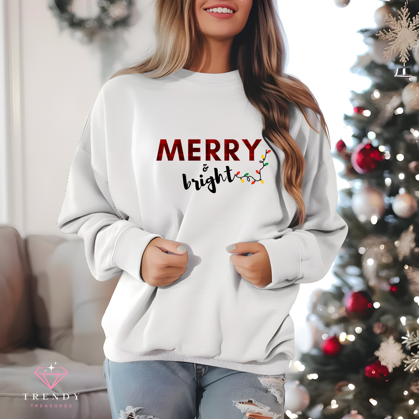 Merry & Bright - PNG Digital Download