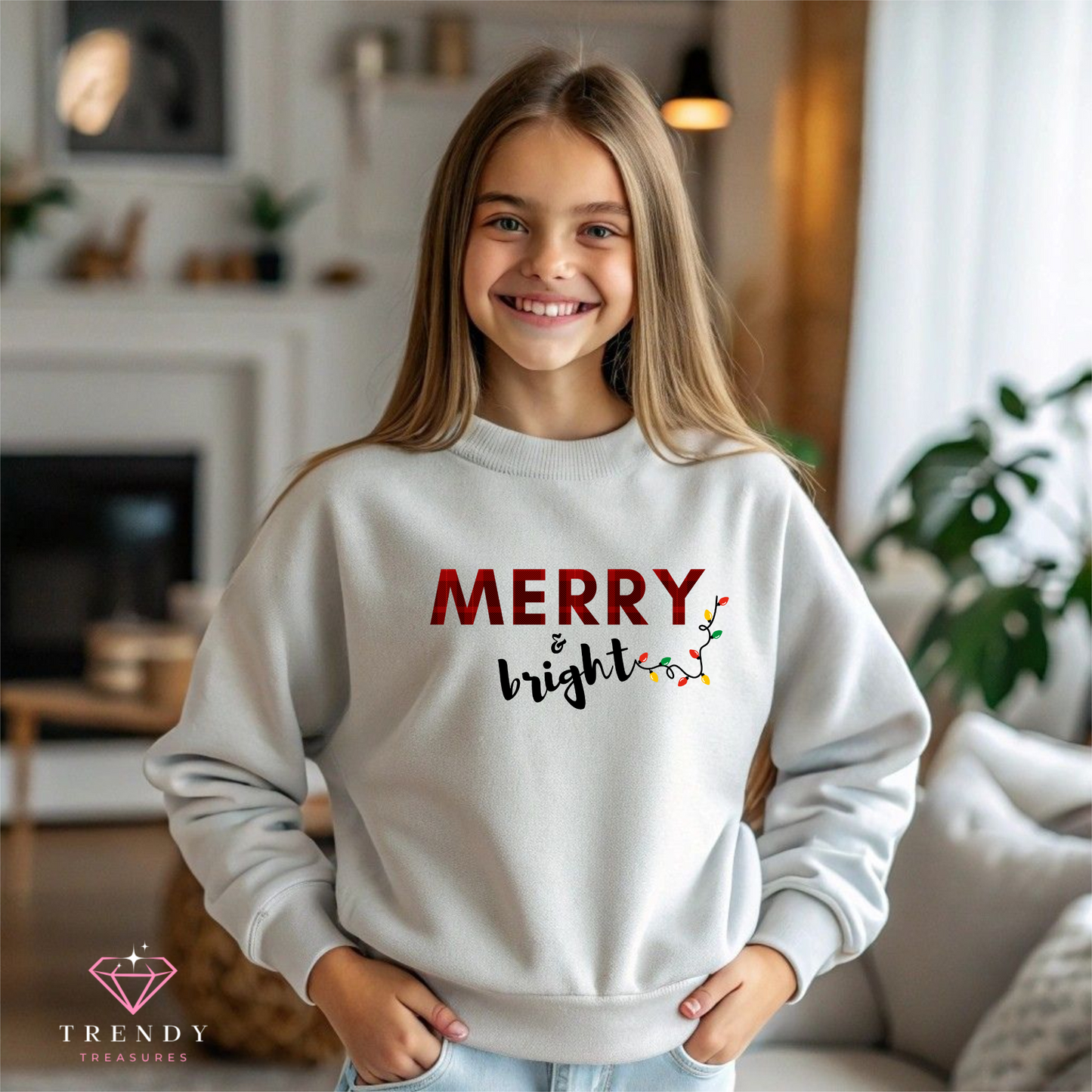 Merry & Bright - PNG Digital Download