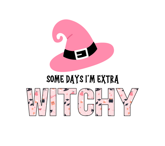 Extra Witchy (Pink) PNG, SVG - DIGITAL Download