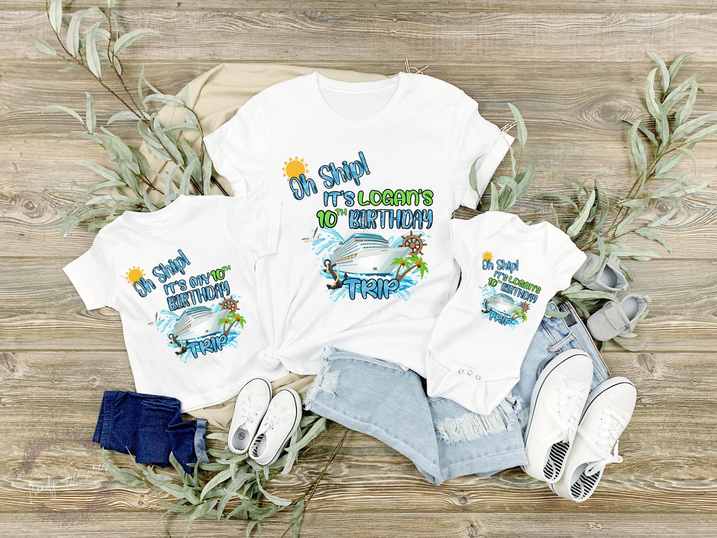 Family Matching T-Shirts - Cruise Vacation - Personalized