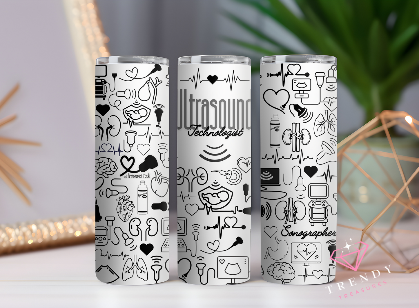 Ultrasound Technologist - Tumbler Wrap - DIGITAL Download