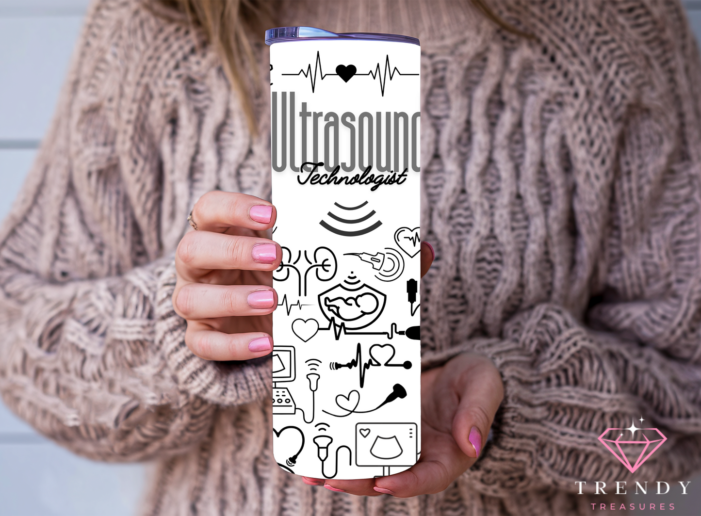 Ultrasound Technologist - Tumbler Wrap - DIGITAL Download